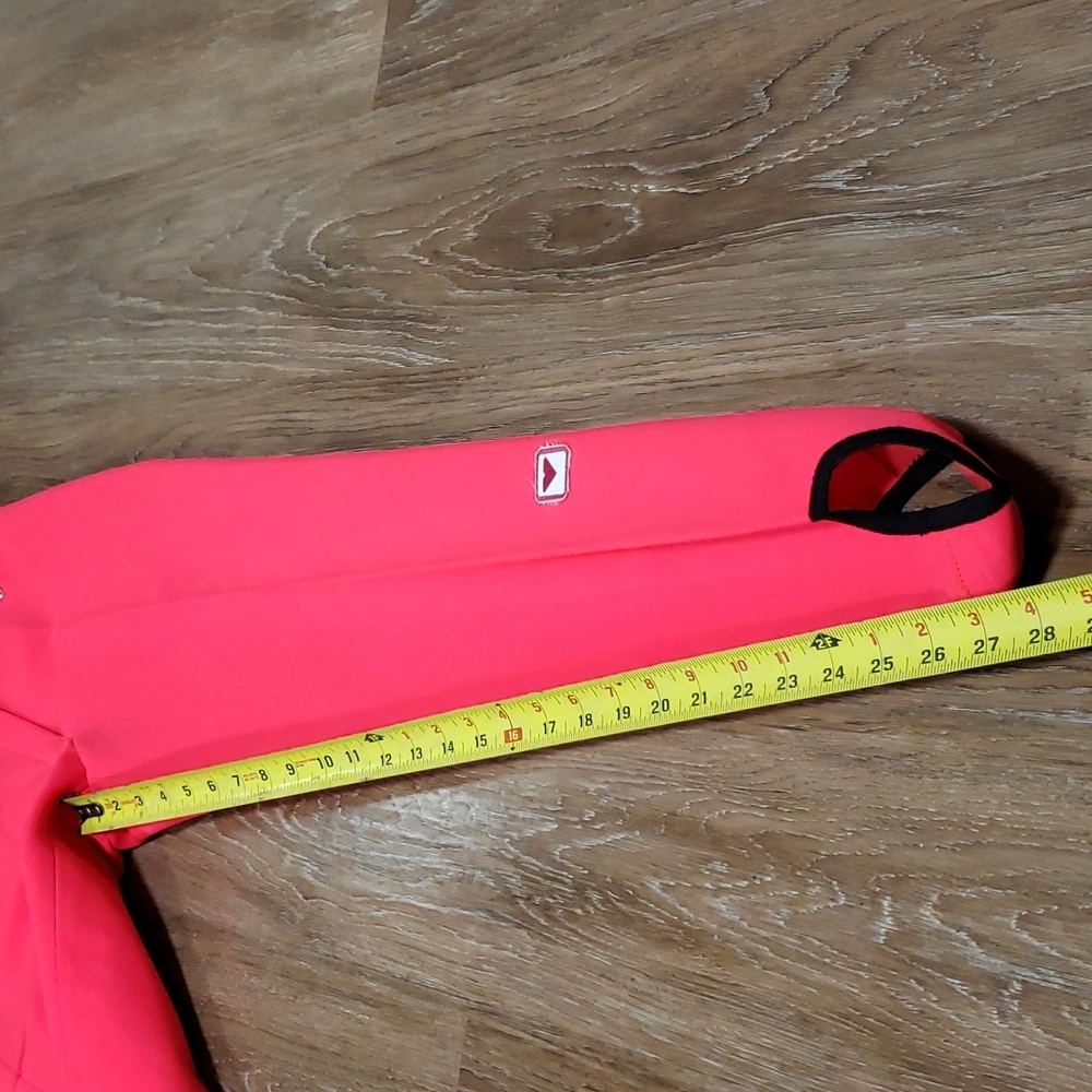 (10R) Sport Obermeyer Wool Neon Stirrup Pants Outdoors Ski Athletic Vintage Neon - Picture 8 of 11